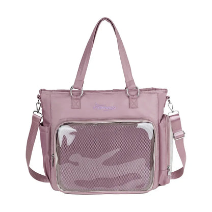 Kawaii Ita Bag Large Capacity Transparent Window Shoulder Bag