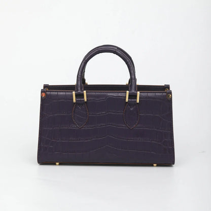 Crocodile Leather Tote Bag for Women – Large Capacity Shoulder Bag