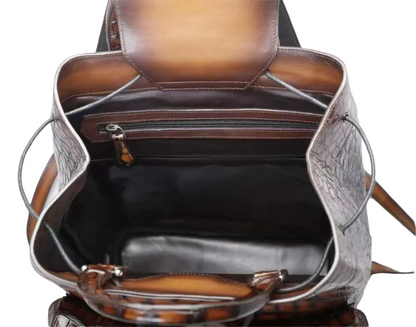 Crocodile Leather Backpack – Women's Luxury Designer Bag