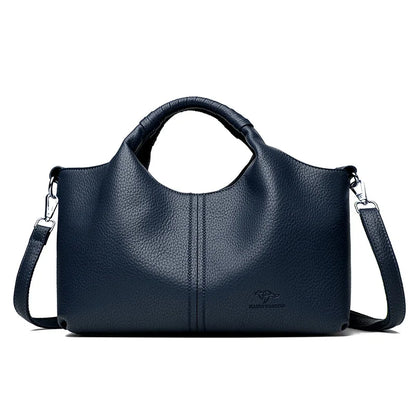 Soft Leather Tote Handbag – Women's Luxury Shoulder & Crossbody Bag