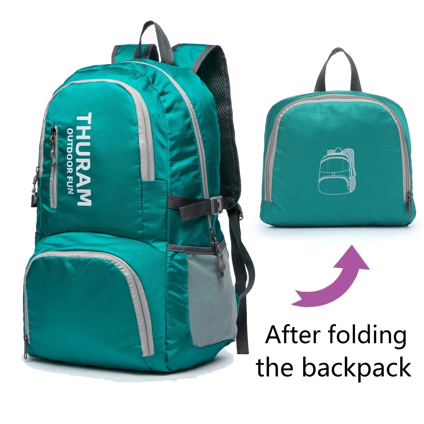 35L Packable Backpack – Lightweight Foldable Hiking Daypack