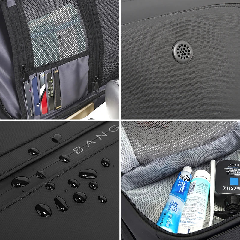 Bange Travel Backpack Carry-On Cabin Bag – Laptop & Luggage for Men