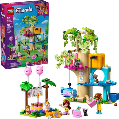 LEGO Friends 42666 Cat Birthday Party Tree House – 321 Pieces