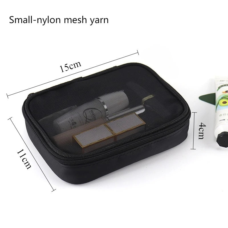 Clear Makeup Bag – Waterproof Travel Cosmetic Pouch for Women & Men