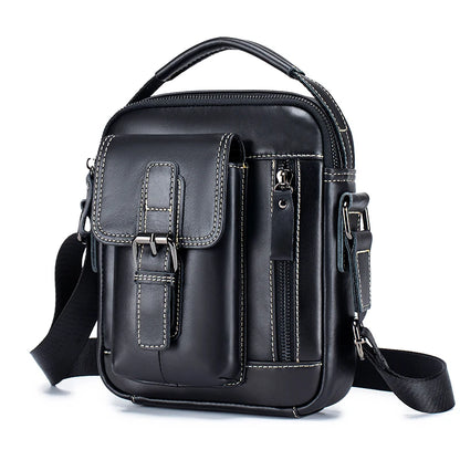 Genuine Leather Shoulder Bag for Men – Small Crossbody Bag