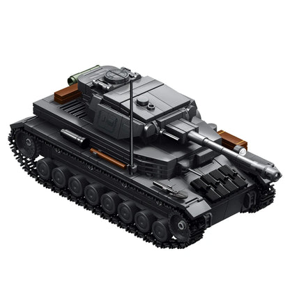 Panzer IV Tank Building Blocks MOC Set – WWII German Tank