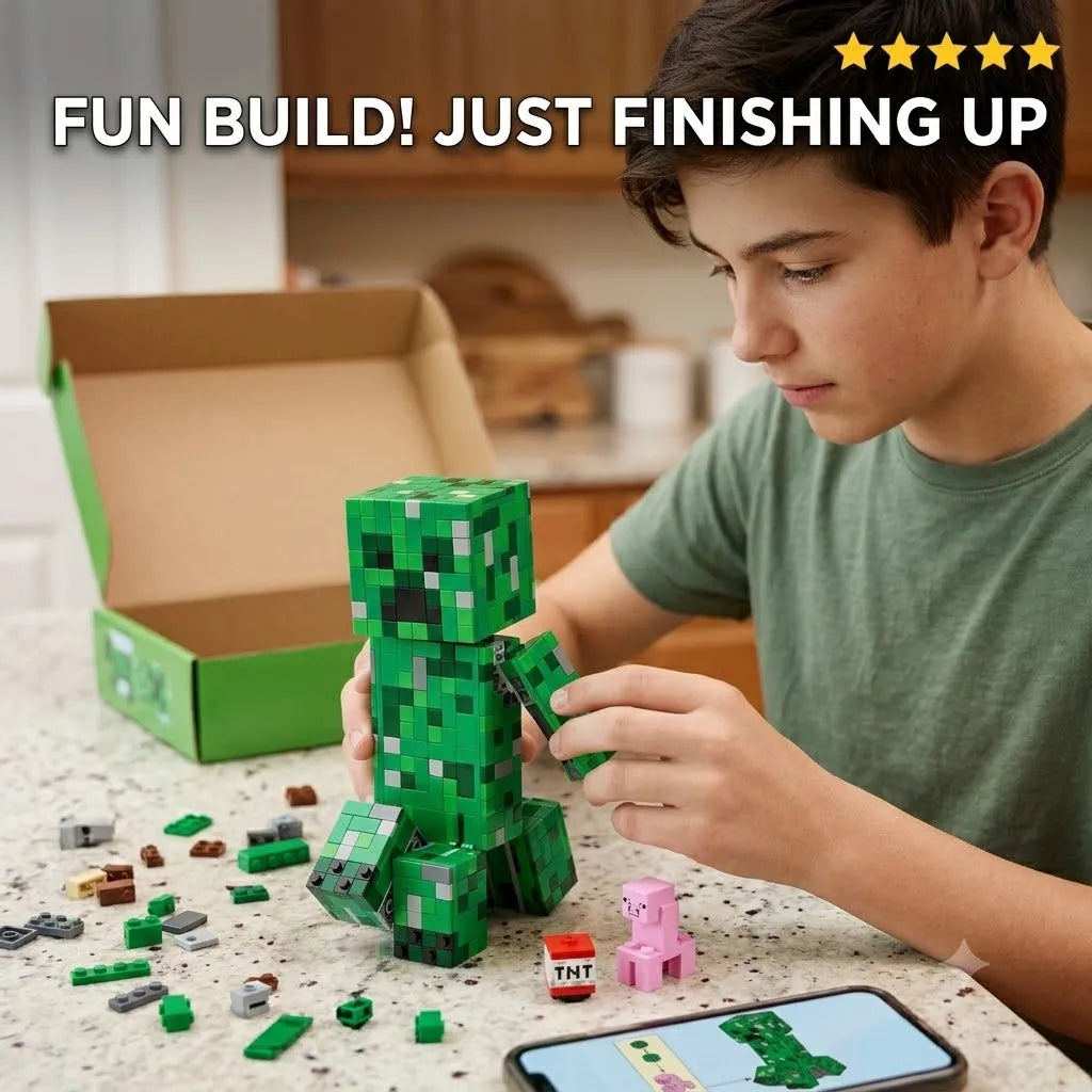 LEGO Minecraft The Creeper Big Figure Building Set 21276