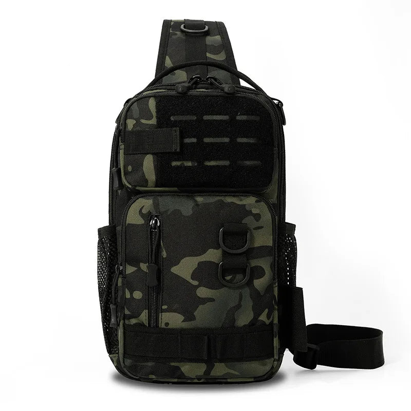 Tactical Sling Bag – Fishing, Hiking & Camping Crossbody Backpack