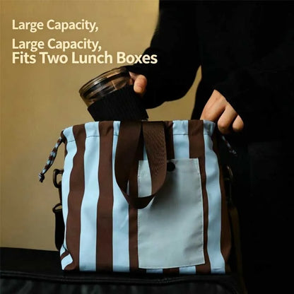 Insulated Lunch Bag – Large Capacity Crossbody with Shoulder Strap