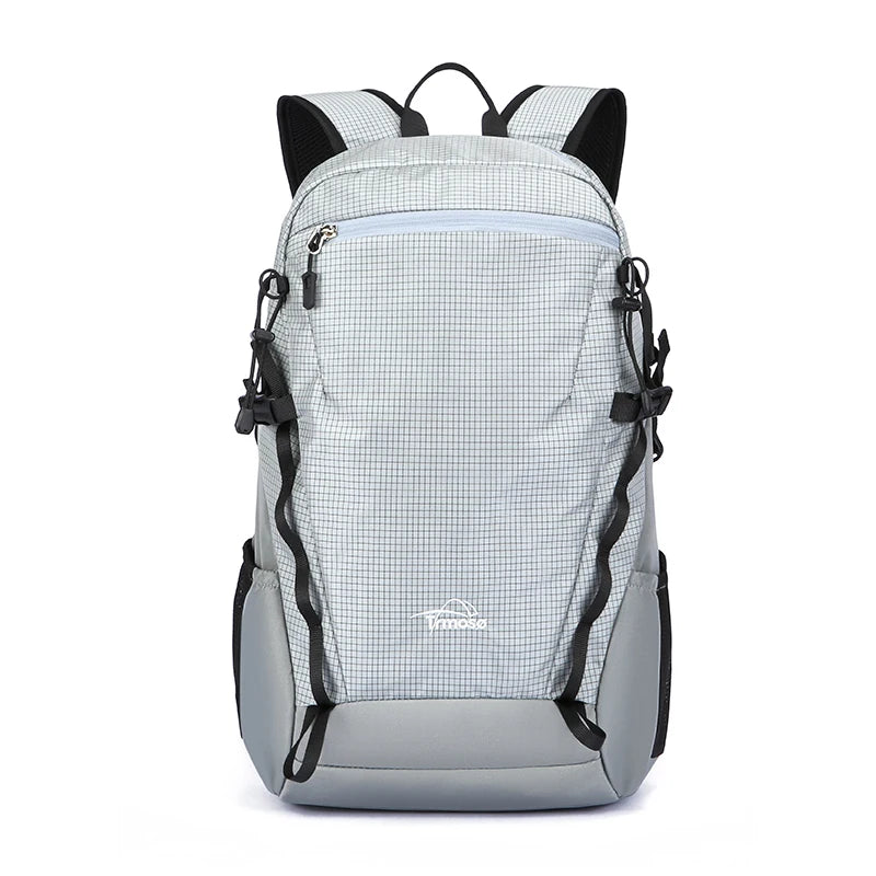 Large Capacity Hiking Backpack with Reflective Strip & Rescue Whistle