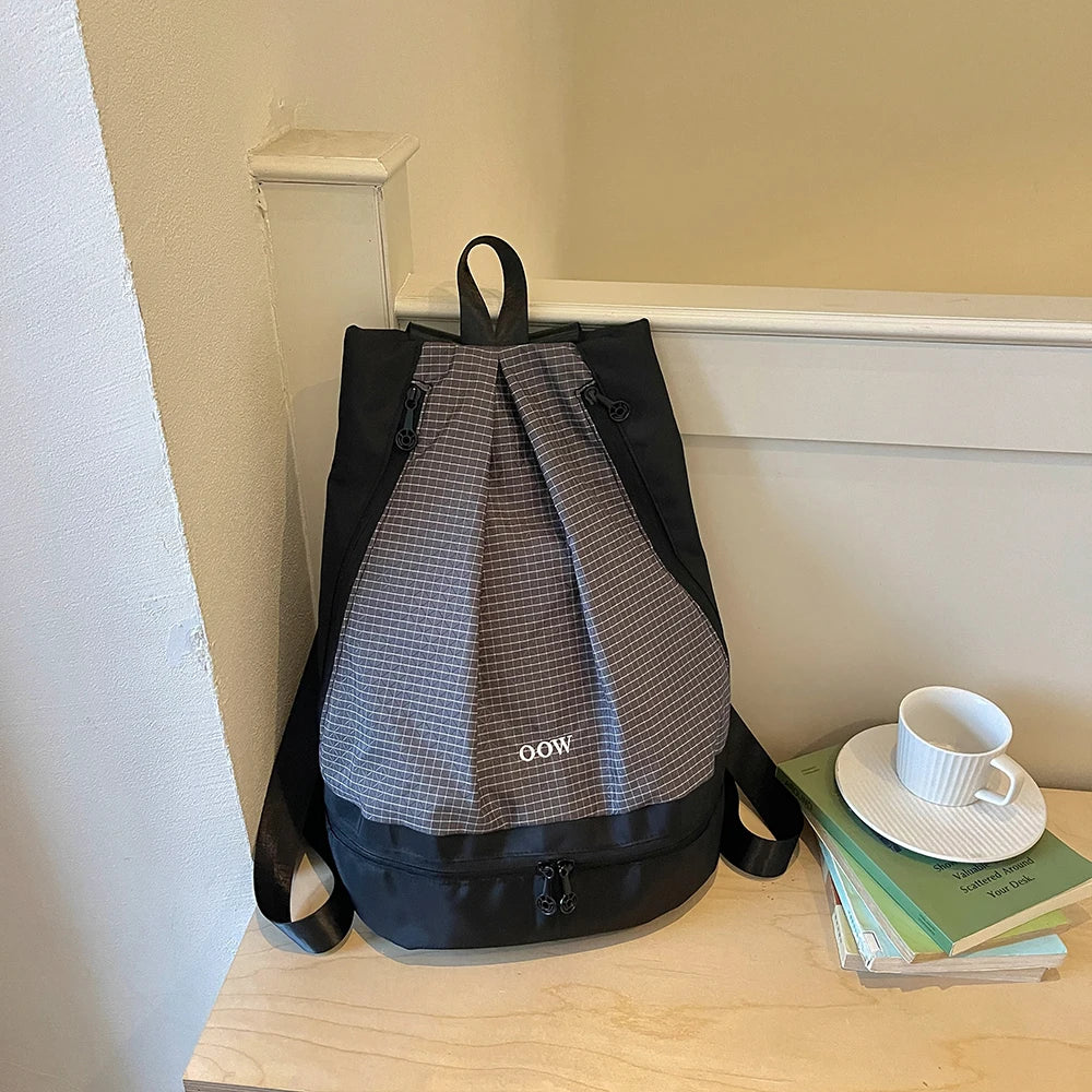 Large Capacity Gym Backpack with Shoe Compartment