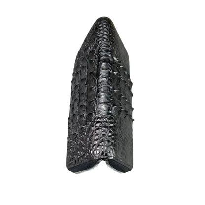 Crocodile Leather Men's Long Wallet – Luxury Zipper Clutch
