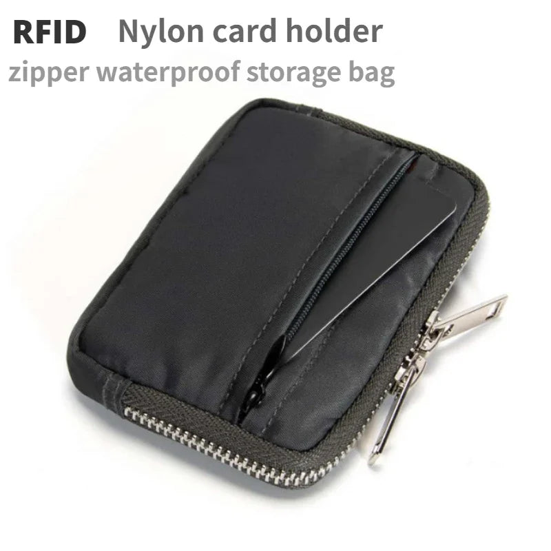 Mini Zip Pouch Wallet & Earbuds Organizer