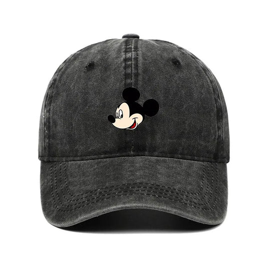 Unisex Mickey Mouse Print Kawaii Baseball Cap Wear Men Women Caps Vintage Trucker Hats Adjustable