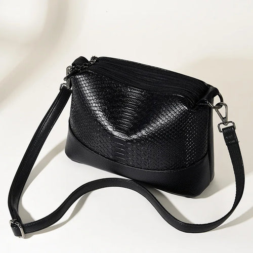 Crocodile Crossbody Bag for Women – Retro PU Leather Shoulder Purse