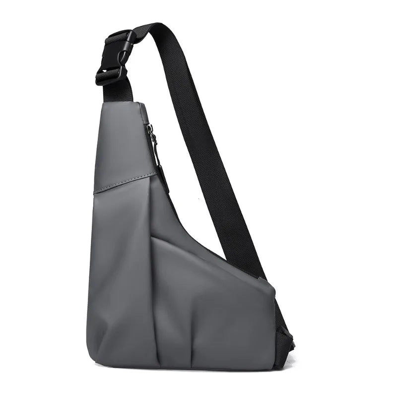 Anti-Theft Sling Bag – Men's Triangle Chest Crossbody