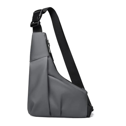 Anti-Theft Sling Bag – Men's Triangle Chest Crossbody