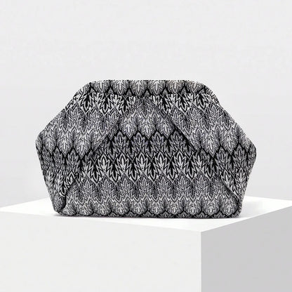 Bohemian Jacquard Clutch Bag – Women's Pleated Cloud Evening Purse