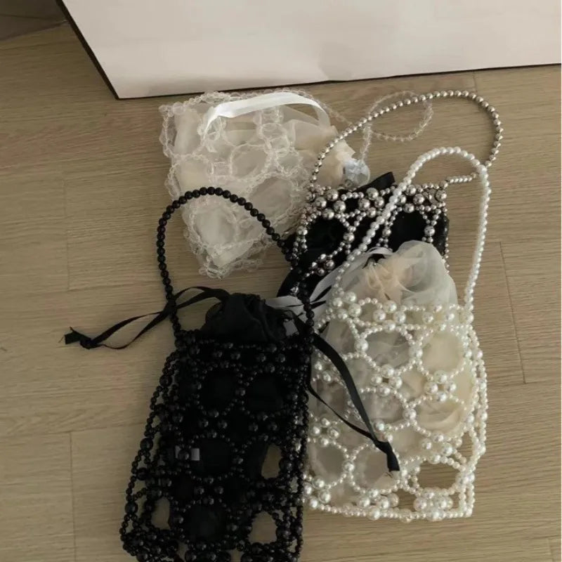 Pearl Crossbody Bag for Women – Elegant Chain Shoulder Purse