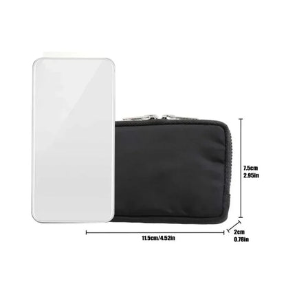 Mini Zip Pouch Wallet & Earbuds Organizer