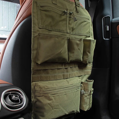 Tactical Car Seat Back Bag – Hunting Nylon Storage Pouch