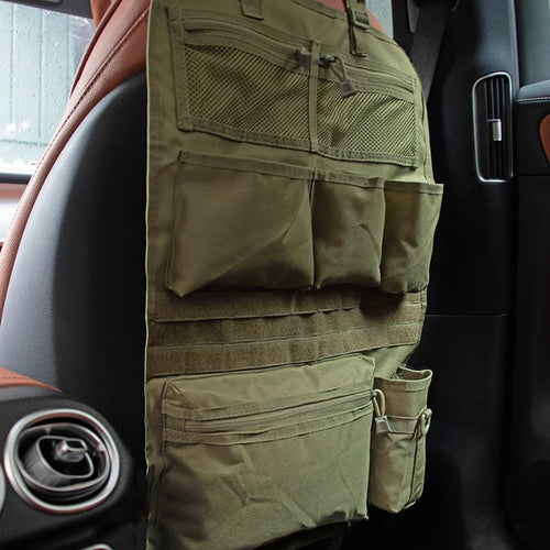 Tactical Car Seat Back Bag – Hunting Nylon Storage Pouch