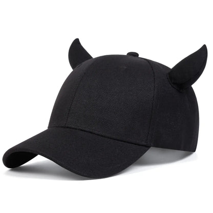 Bull Horn Baseball Cap – Unisex Novelty Hat