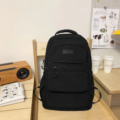 Lightweight Nylon Backpack – Water-Resistant School & Daily Use Bag