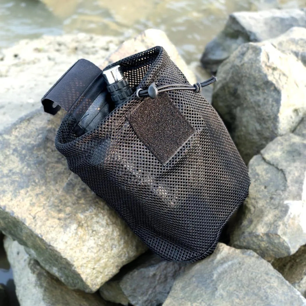 Tactical Magazine Dump Pouch – Roll-Up Mesh MOLLE Utility Bag