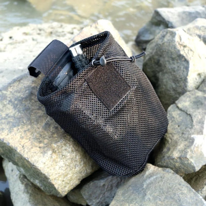 Tactical Magazine Dump Pouch – Roll-Up Mesh MOLLE Utility Bag
