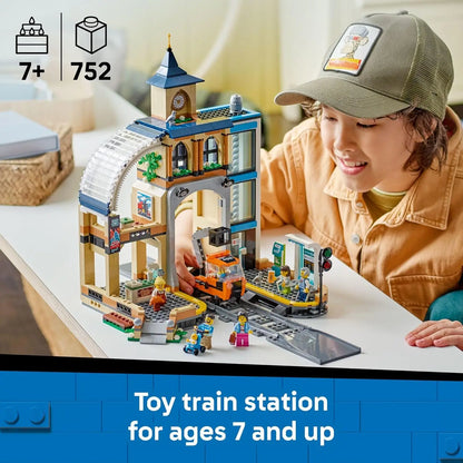 LEGO City 60469 Central Train Station Set – 752 Pieces