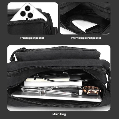 Men's Tactical Waist Bag with Multi-Compartment Storage