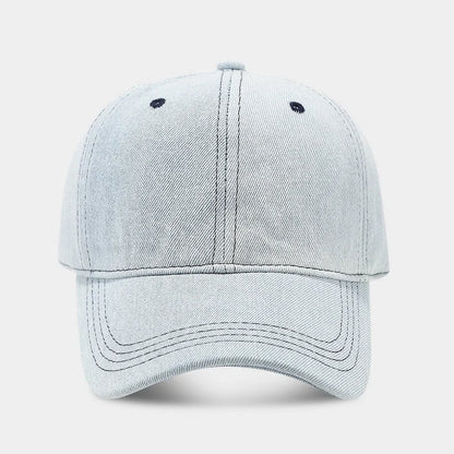 Denim Baseball Cap – Unisex Snapback Sun Visor Hat