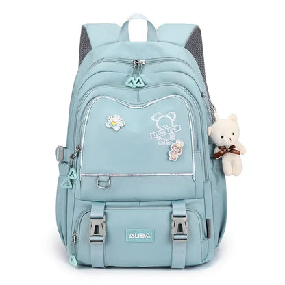 Kids Kawaii School Backpack – Large Waterproof Girls Bag with Laptop Compartment