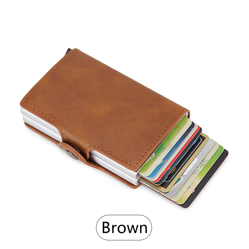 RFID Blocking Pop-Up Card Holder Wallet for Men