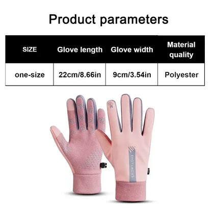 Waterproof Winter Sports Gloves – Anti-Slip Touchscreen Cycling