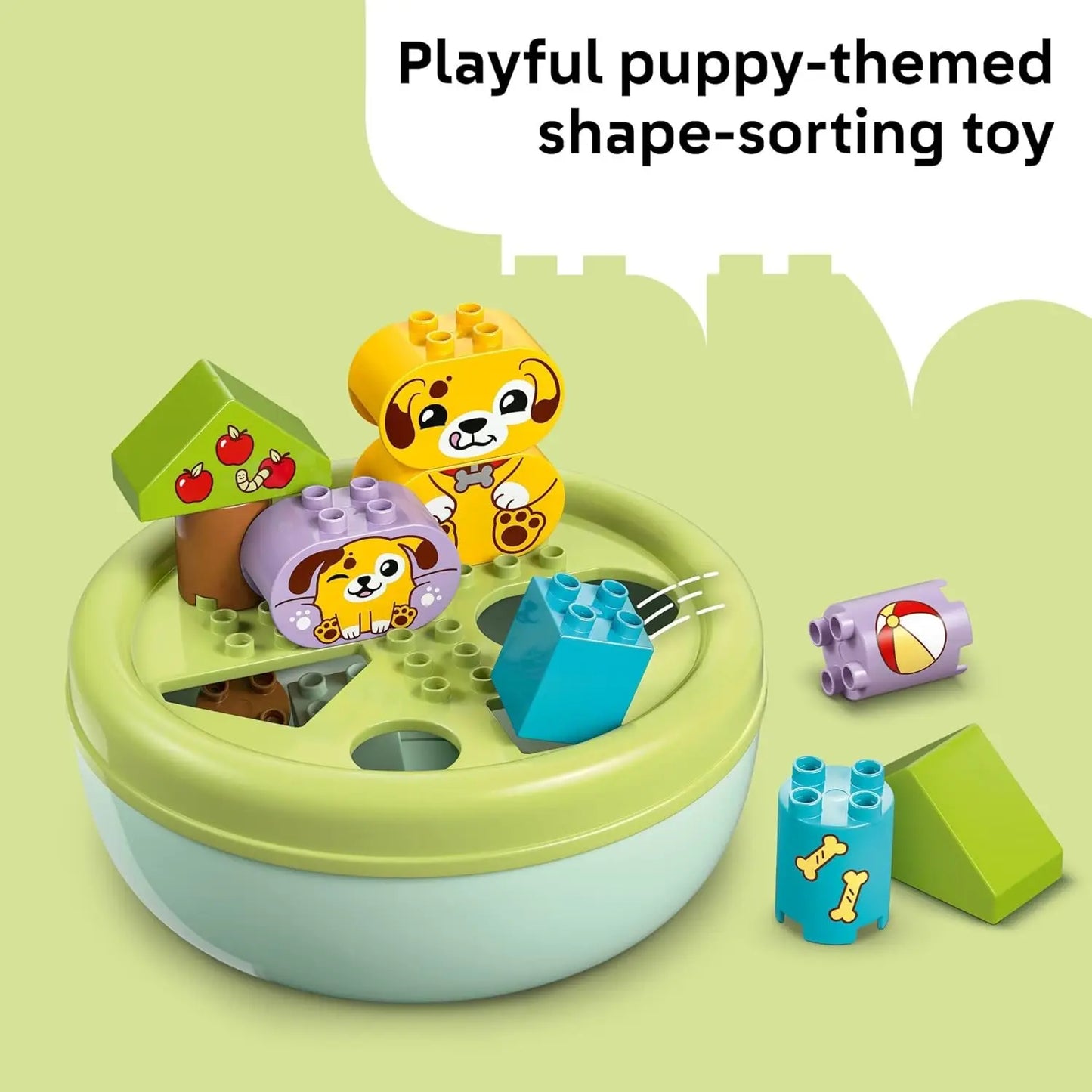 LEGO DUPLO 10441 Shape Sorter: Puppy House Toddler Building Set | 17 Pieces