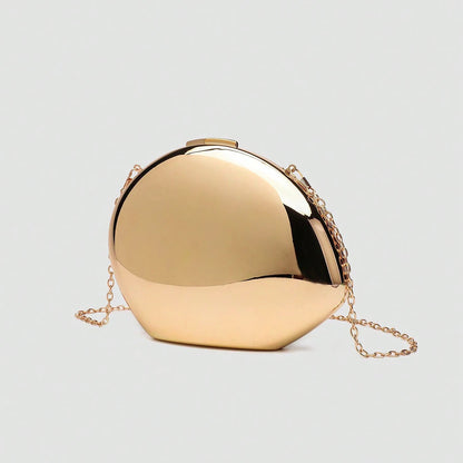 Women's Luxury Acrylic Evening Bag with Chain Strap – Dinner Party Clutch