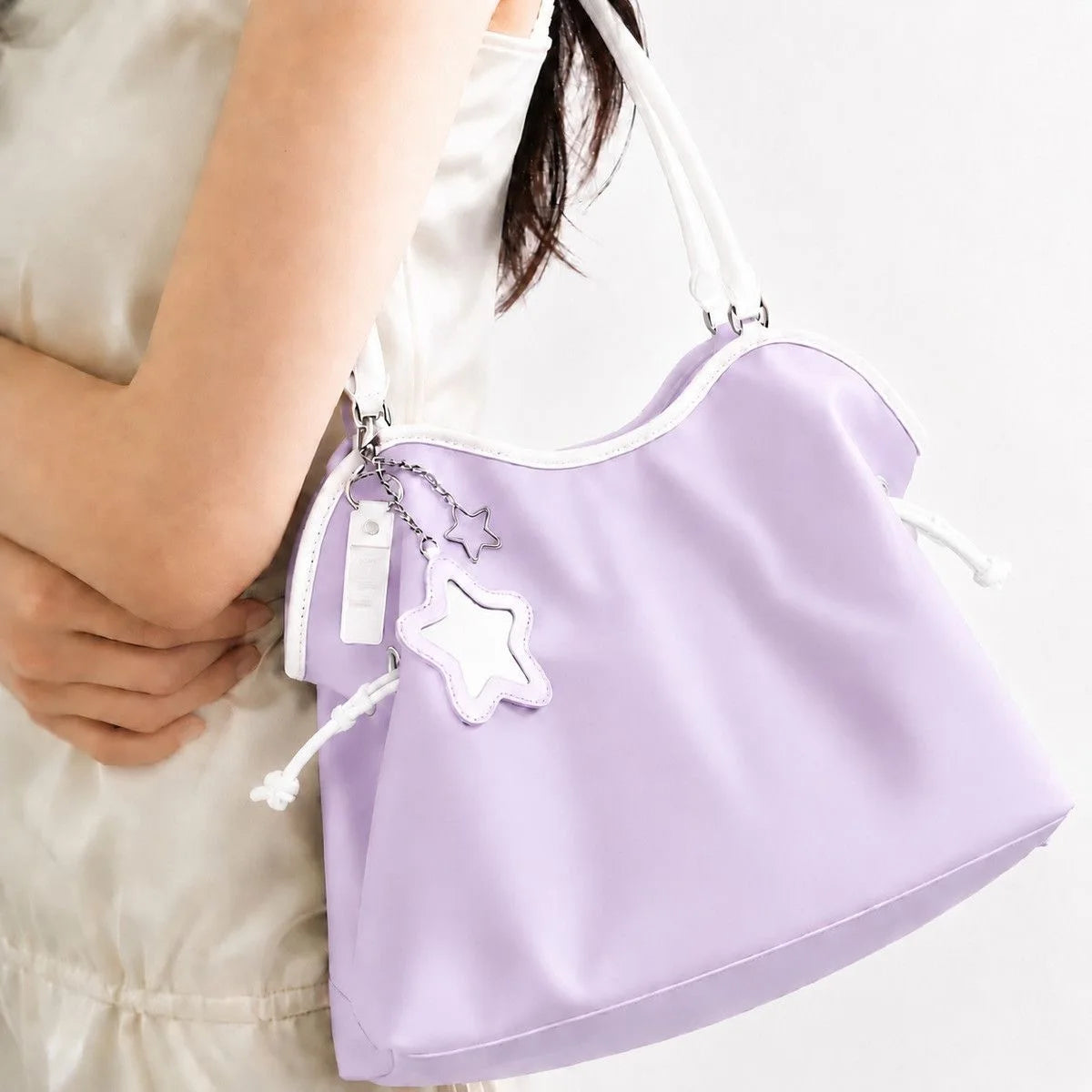 Clear Pvc Waterproof Large Capacity Jelly Candy Color Tote Bag Women Lightweight Shopper Pouch