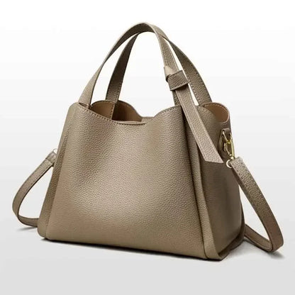 Women's PU Leather Bucket Bag – Luxury Crossbody Shoulder Handbag