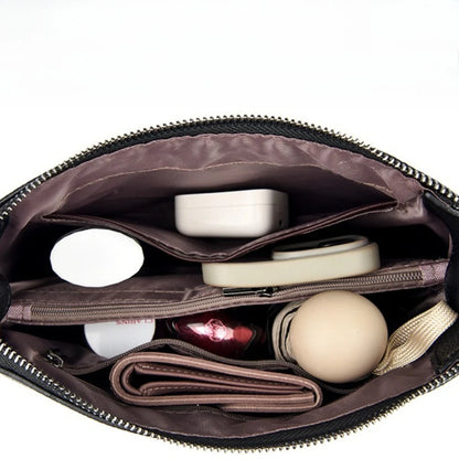 Vintage Embossed Leather Crossbody Bag for Women – Luxury Designer Shoulder Bag