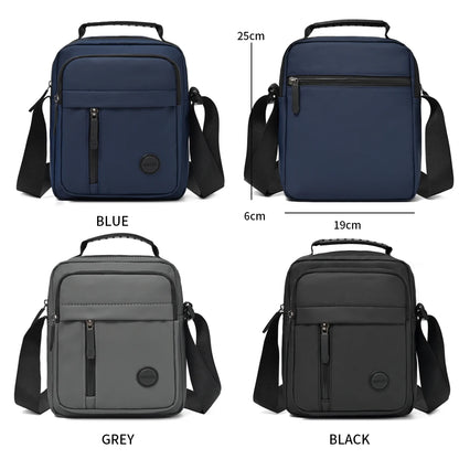 Men's Business Crossbody Bag – Multi-Compartment Shoulder Bag
