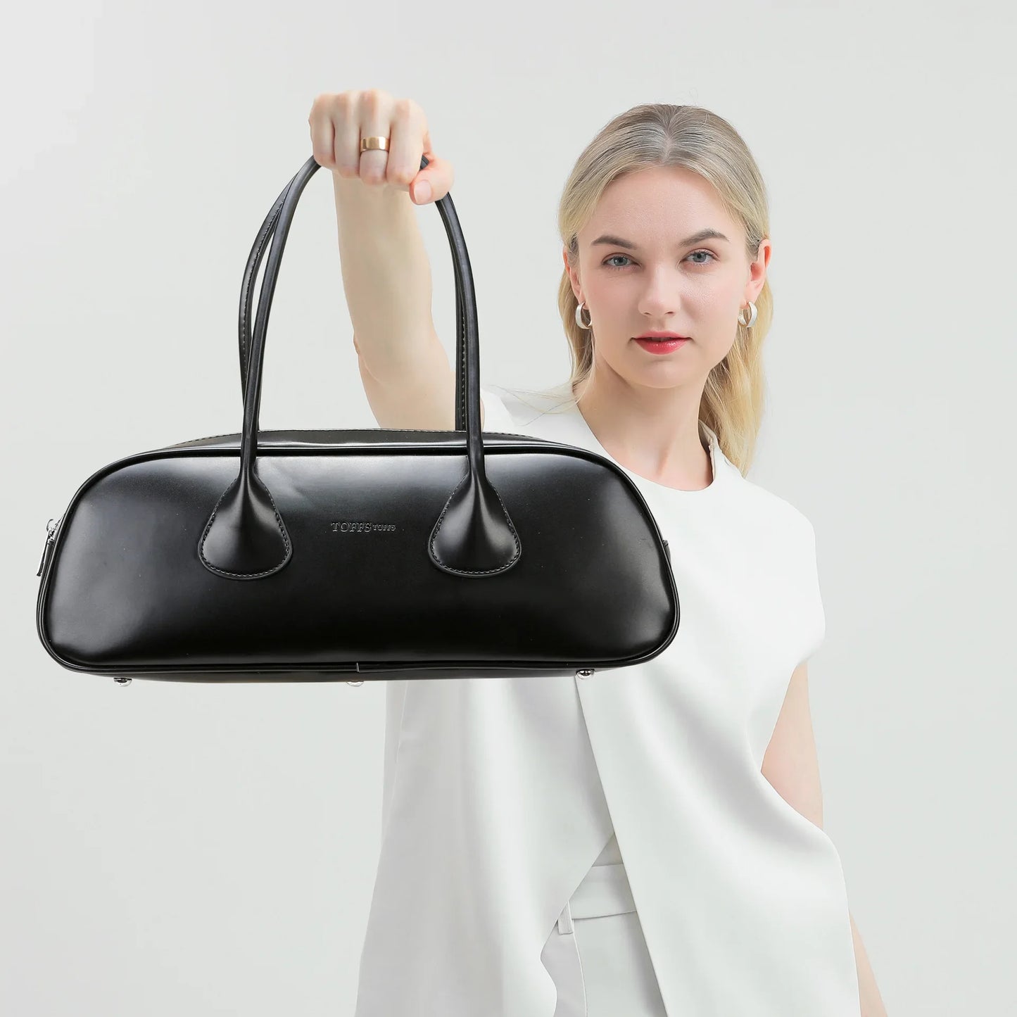 Luxury PU Leather Shoulder Bag for Women – Designer Crossbody Handbag