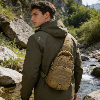 Tactical Sling Bag – Waterproof EDC Crossbody Pack