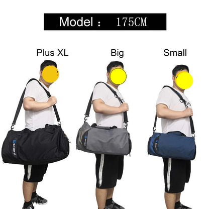 Gym Duffel Bag with Dry Wet Separation & Shoe Compartment