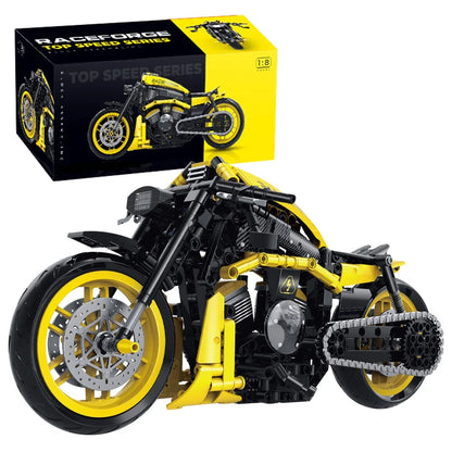 MOC Sportster Chopper Motorcycle Building Blocks Set – 1:8 Scale