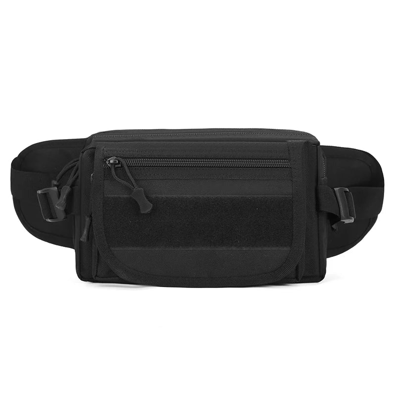 Men's Tactical Waist Bag with Multi-Compartment Storage