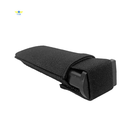 Horizontal Magazine Carrier Pouch – Concealed Belt Holster with Hook & Loop