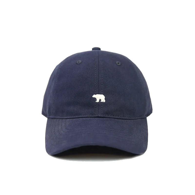 Polar Bear Embroidery Baseball Cap – Unisex Cotton Dad Hat
