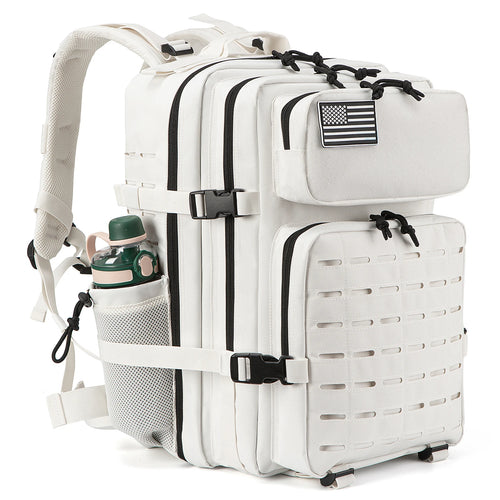 Tactical Backpack with Bottle Holder – 25L & 45L MOLLE Rucksack